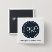 Ihr Firmenlogo und Website-spezifische Werbeaktion Button (Vorne & Hinten)