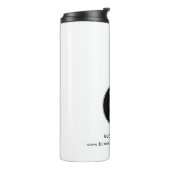 Ihr Firmenlogo und Website-Werbung Thermosbecher (Nach links gedreht)