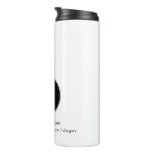 Ihr Firmenlogo und Website-Werbung Thermosbecher (Nach rechts gedreht)