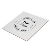 Ihr Firmenlogo und Werbetext | weiß Fliese (Seite)