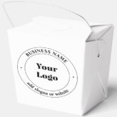 Ihr Firmenlogo und Werbetext | weiß Geschenkschachtel (Rückseite)