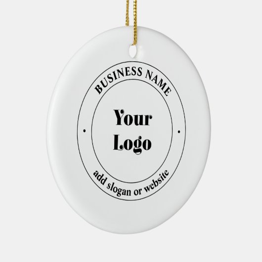 Ihr Firmenlogo und Werbetext | weiß Keramik Ornament (Rechts)