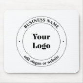 Ihr Firmenlogo und Werbetext | weiß Mousepad (Vorne)