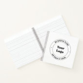 Ihr Firmenlogo und Werbetext | weiß Notizblock (Innenseite)