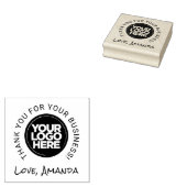 Ihr Firmenlogo Vielen Dank Gummistempel (Stempel)