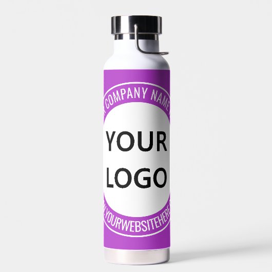 Ihr Firmenlogo Wasserflasche Beispiel Trinkflasche (Links)