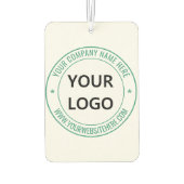 Ihr Firmenlogo Website Air Freshener Autolufterfrischer (Rückseite)