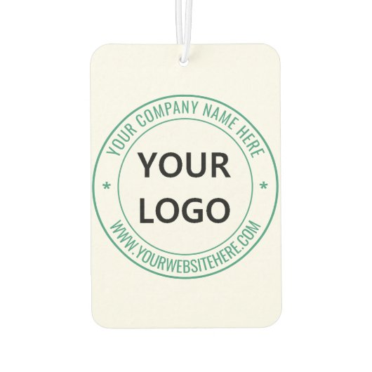 Ihr Firmenlogo Website Air Freshener Autolufterfrischer (Rückseite)