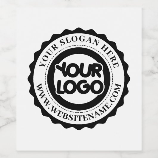 Ihr Firmenlogo Weinetikett (Einzelnes Label)