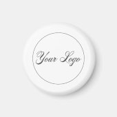 Ihr Firmenlogo White Magnet (Vorne)