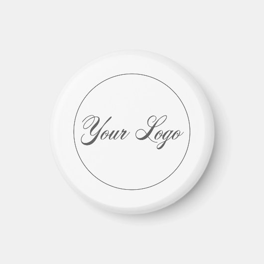 Ihr Firmenlogo White Magnet (Vorne)