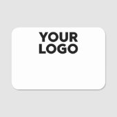 Ihr Firmenlogo Wiederverwendbare trockene Erase Namensschild (Vorderseite)