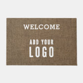 Ihr Firmenlogo Willkommenstafel Fußmatte (Vorderseite)