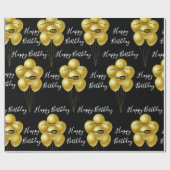 Ihr Firmenlogo zum Geburtstag hinzufügen Geschenkpapier (Flach)