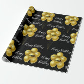 Ihr Firmenlogo zum Geburtstag hinzufügen Geschenkpapier (Ungerollt)