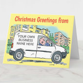 Ihr Firmenname auf der Van Christmas Card Karte