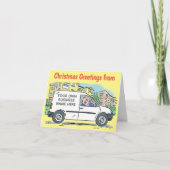 Ihr Firmenname auf der Van Christmas Card Karte (Vorderseite)