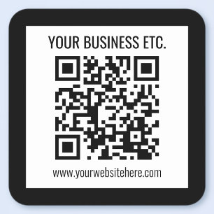 Ihr Firmenname & editierbarer QR-Code Rechteckiger Pappuntersetzer