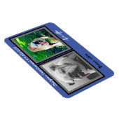 Ihr Firmenname, lustiger Bulldogge Magnet (Rechte Seite)