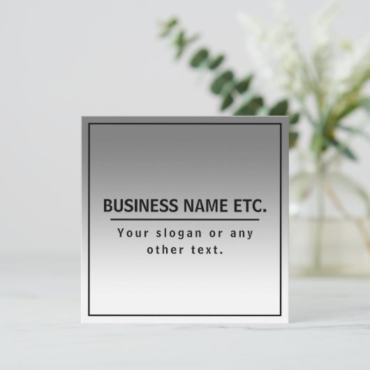 Ihr Firmenname oder Ihre Marke usw. (Stehend Vorderseite)