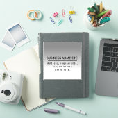 Ihr Firmenname oder Ihre Marke usw. Aufkleber (iPad Hülle)