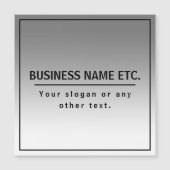 Ihr Firmenname oder Ihre Marke usw. Magnetkarte (Vorderseite)