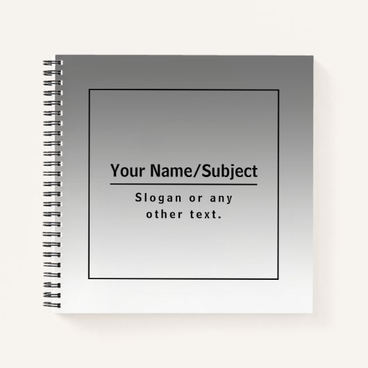 Ihr Firmenname oder Ihre Marke usw. Notizblock (Vorderseite)