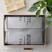 Ihr Firmenname oder Ihre Marke usw. Seidenpapier (Geschenk)