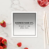 Ihr Firmenname oder Ihre Marke usw. Serviette (Beispiel)