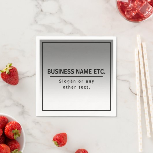 Ihr Firmenname oder Ihre Marke usw. Serviette (Beispiel)