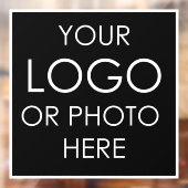 Ihr Firmenname Schaufrefront-Logo Fensteraufkleber (Blatt 2)