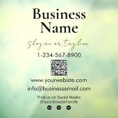 Ihr Firmenname Storefront QR Code Kontaktinformati Fensteraufkleber (Blatt 3)