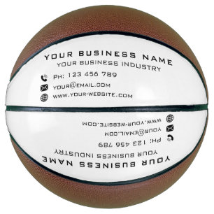 Ihr Firmenname Text Personalisiert Basketball