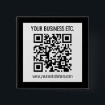 Ihr Firmenname und Ihr bearbeitbarer QR-Code Button<br><div class="desc">Fügen Sie einfach Ihre Website-Adressen URL,  um sofort einen scannbaren QR-Code zu erstellen.</div>