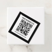 Ihr Firmenname und Ihr bearbeitbarer QR-Code Geschenkanhänger (Beispiel)