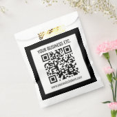 Ihr Firmenname und Ihr bearbeitbarer QR-Code Geschenktütchen (Versiegelt)