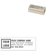 Ihr Firmenname und Ihr Telefon: Fette Rücksendeadr Gummistempel (Stempel)