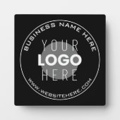 Ihr Firmenname, Website + hochgeladenes Bild Fotoplatte (Vorderseite)