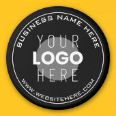 Ihr Firmenname, Website + hochgeladenes Bild Magnet