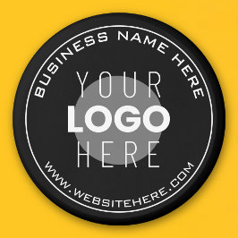 Ihr Firmenname, Website + hochgeladenes Bild Magnet