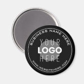 Ihr Firmenname, Website + hochgeladenes Bild Magnet (Vorderseite/Rückseite)