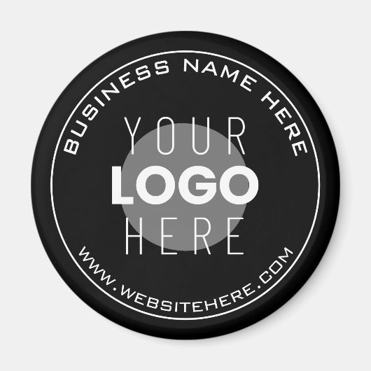 Ihr Firmenname, Website + hochgeladenes Bild Magnet (Vorne)