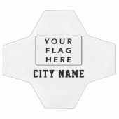 Ihr Flag Ihr Textteam hält sich bereit Fußball (Flach)