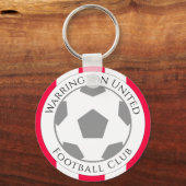Ihr Football Club Name Schlüsselanhänger (Vorderseite)