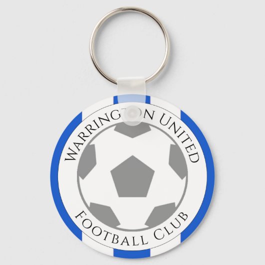 Ihr Football Club Name Schlüsselanhänger (Vorderseite)