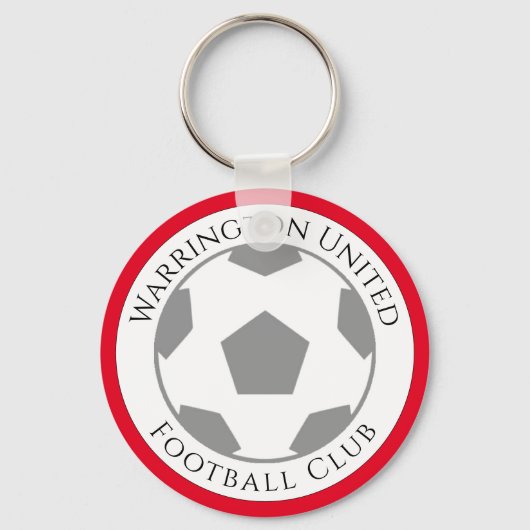 Ihr Football Club Name Schlüsselanhänger (Vorderseite)