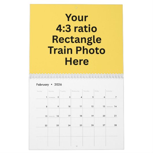 Ihr Foto 12 Monate Kalender (Feb 2026)