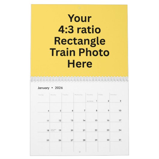 Ihr Foto 12 Monate Kalender (Jan 2026)