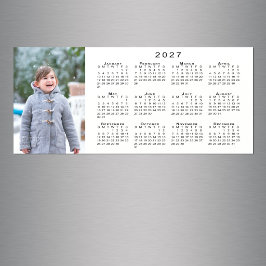 Ihr Foto 2027 Kalender Weißer Magnet