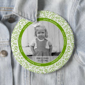 Ihr Foto:  60. Zahlenmuster Grün und Weiß Button (Beispiel)